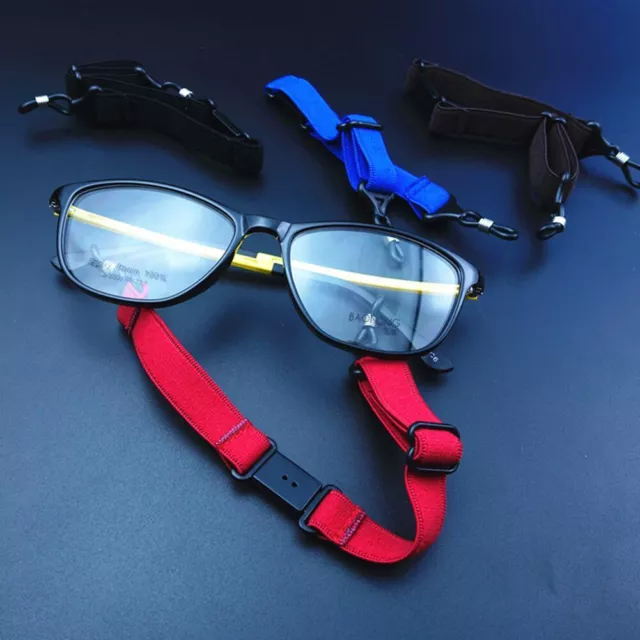 Retenedor de gafas antideslizante reutilizable alrededor del cuello correa de gafas poliéster