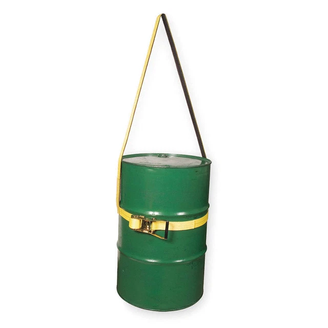 GRAINGER APPROVED 1XWA3 Drum Sling,Yellow,Vertical,Polyester