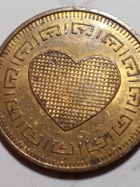 "Heart" Car Wash Token