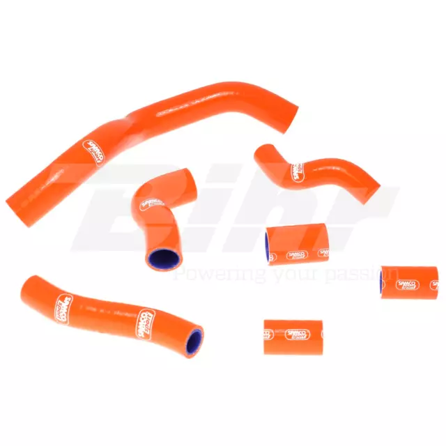 Samco Kit Manicotti Tubi Radiatore Arancio Ktm Super Duke 990 2005-2013