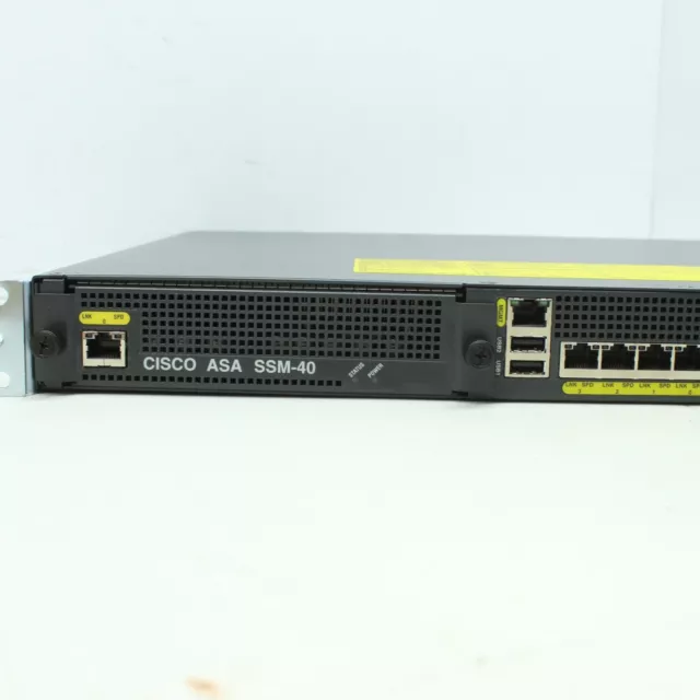 Firewall Cisco ASA 5520 V04 con modulo ASA SSM-40 4 GB RAM VPN 3