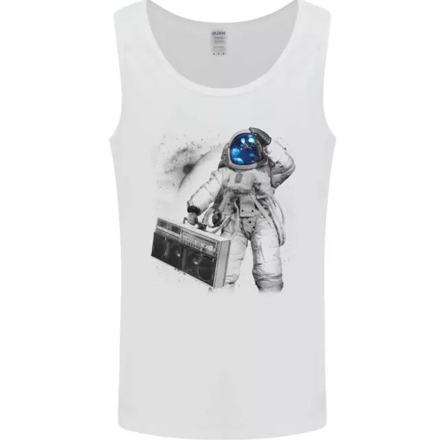 Gilet Space Ghetto Blaster Astronaut Musica da uomo canotta