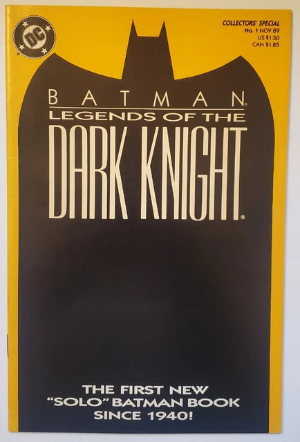 Batman Legends Of The Dark Knight #1.  DC Comic