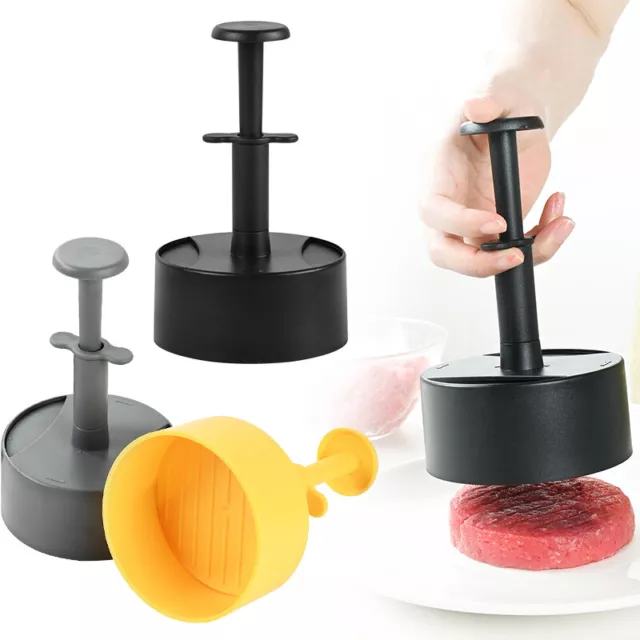 Non Stick Hamburger Press Burger Meat Beef Grill Patty Maker Mould Kitchen New