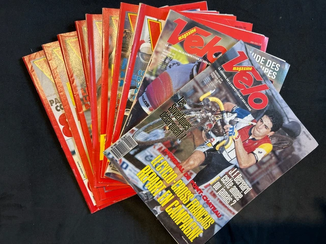 Lot 4 Anciens Magazines VÉLO Spécial Tour De France 1978-1983 – Cartes Et Guides