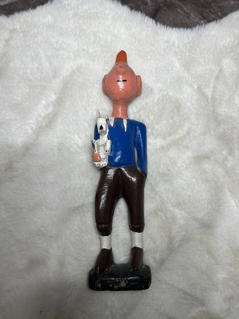 Figurine Tintin Et Milou En Porcelaine Fine – Vintage 1994