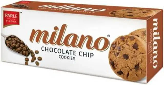 Parle Combinaison Sain & Goûter Milano Chocolat Puce Cookies Biscuit 75 Gramme