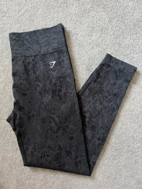Leggings a farfalla neri Gymshark Adapt animali senza cuciture taglia grande - Scrunch Bum