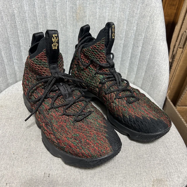 NIKE LEBRON 15 GS BHM 2017 Size 5.5Y Brand New 943762 900 74.99 PicClick