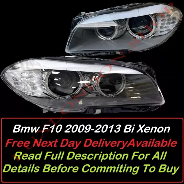 2009 BMW 5 Series F10 Headlight Headlamp Pre LCI Bi Xenon Left Right Complete