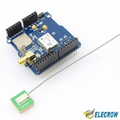 Elecrow GPS Shield for Arduino UNO R3 with Antenna SD Slot GPS Module Shield Ele