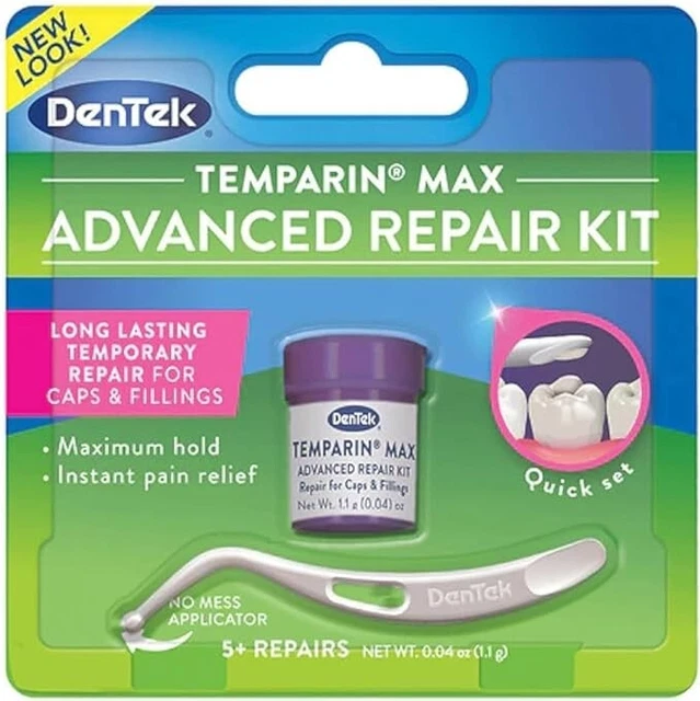 DenTek Temparin Max Lost Filling and Loose Cap Repair Kit | One Step Formula | 5