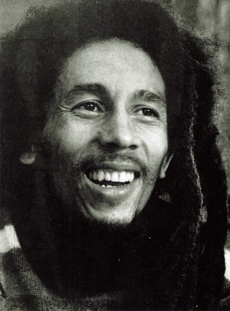 Poster Citation Bob Marley - 'Certains Sentent La Pluie...' - Tirage Déco Murale Non Encadré