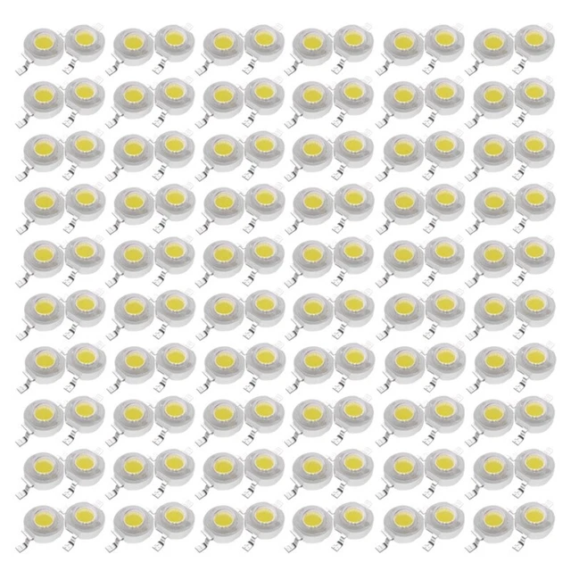 Raggi Luce LED Alte Prestazioni 120Pcs 1 W LED BiancoE Perle Lampada 6K6