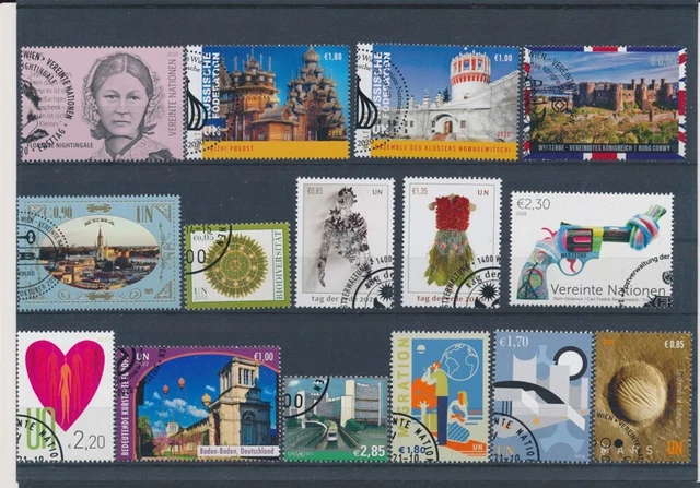 D339951 United Nations Nice selection of VFU stamps ( FDC cancel)