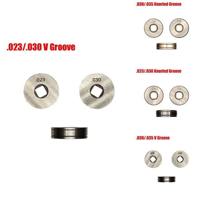 Bearing Steel Drive Roller V-groove V Knurled Mig Welder Electric Feed