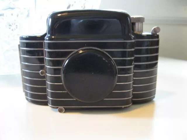 Vintage Kodak Machine Age Art Deco Bantam Camera Compur Rapid F2 45 mm Lens