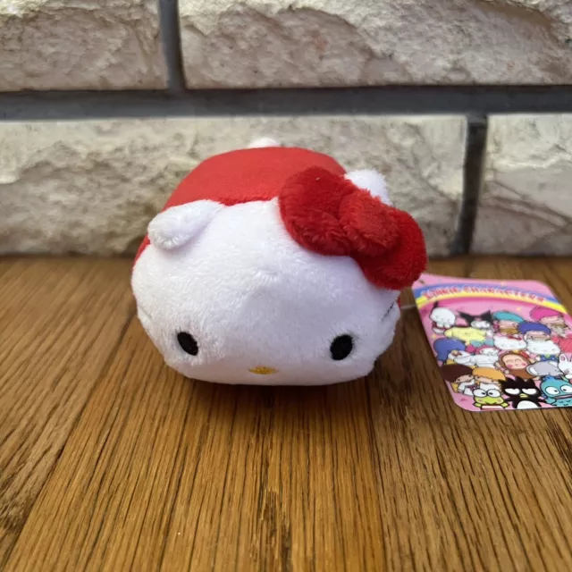 Sanrio Japan Hello Kitty Natsukashi Tsum Tsum Beanbag Plush Toy Licensed NEW