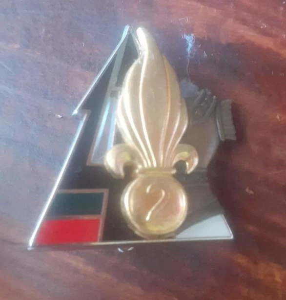 ANCIEN INSIGNE GENIE Legion Etrangere 1° Reg 2° Compagnie Etat Sup Fia EUR 29,99 - FR