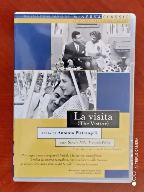 Dvd LA VISITA  Antonio Pietrangeli   Sandra Milo     con Booklet  ****COME NUOVO