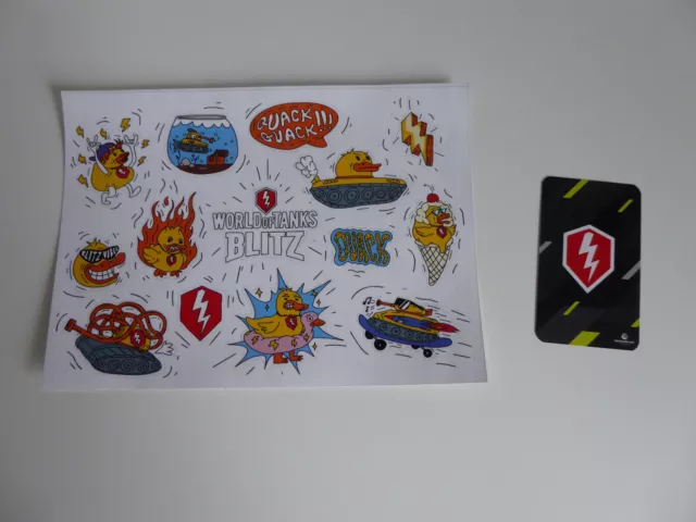 gamescom 2023 World of Tanks Blitz Sticker Set + Bonus