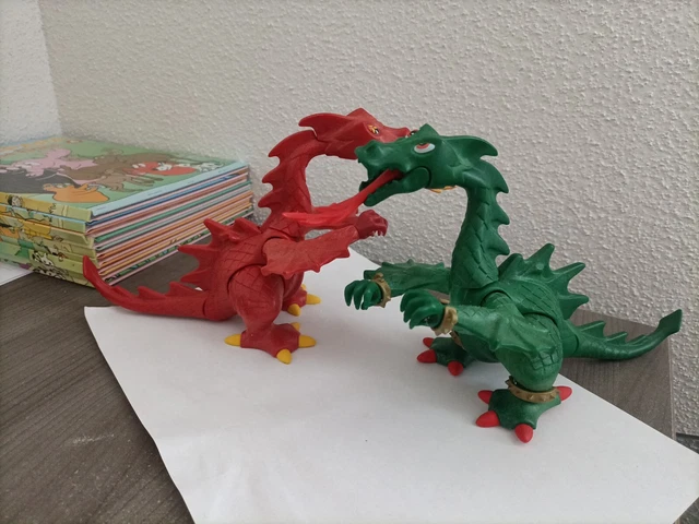PLAYMOBIL Dragon Vert & Rouge - Figurines 3345 3840 3912 7876 - Occasion - Allemagne