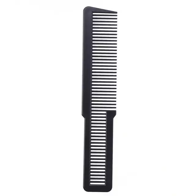 fr Hairdressing Carbon Anti-static Comb Wide Tooth Hair Clipper Comb (Black)