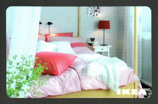 IKEA ( France ) Colorful Bedroom 2009 Gift Card ( $0 )
