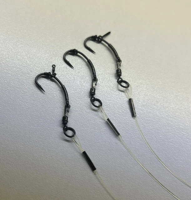 3X RONNIE RIG/SPINNER rigs KORDA BOOM Carp rigs Made Carp Fishing