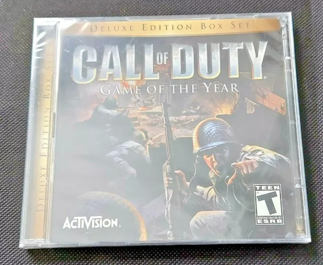 Call Of Duty Vintage PC Game Deluxe Edition Sealed NIB Vintage pc game