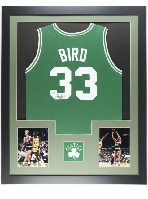 🍀Custom framed Larry Bird​ Boston Celtics​ jersey! No matter who