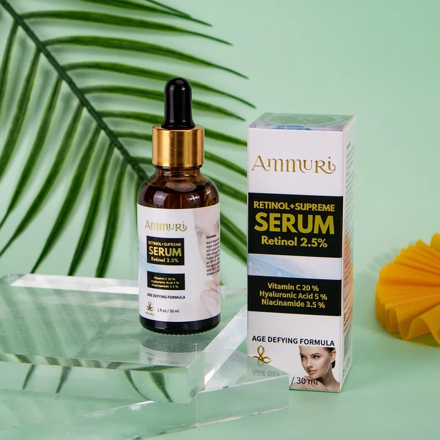 Ammuri Retinolo + Supreme Siero - Età Difesa Formula Antiage, Vitamina C