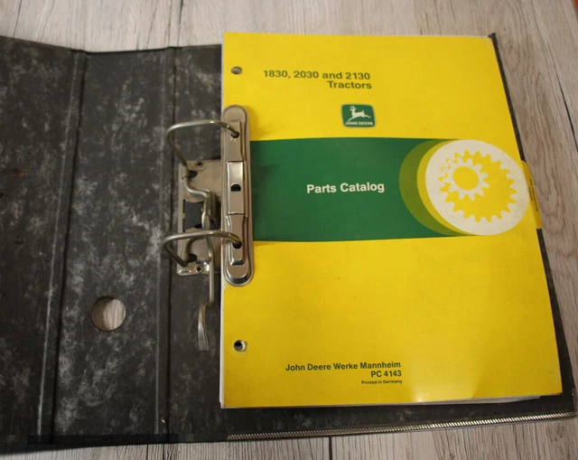 Original Ersatzteilliste John Deere 1830, 2030, 2130 Traktoren