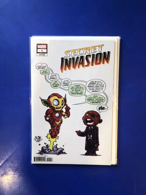 Secret Invasion #1 1st Print Skottie Young Variant Cover D Marvel Comic 2022 NM+