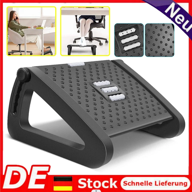 Fußstütze Schreibtisch Fußablage Fußbank Fußhocker Ergonomisch für Zuhause