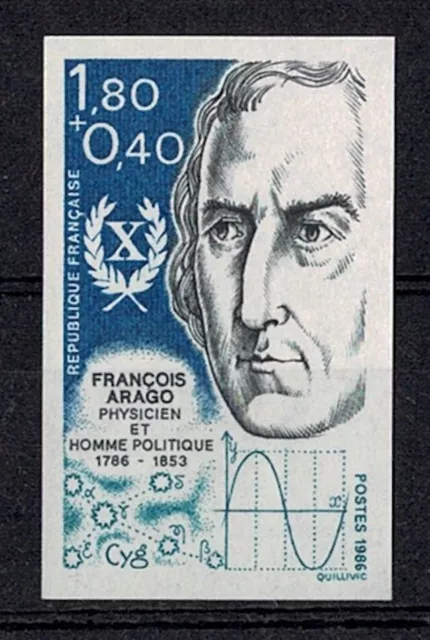 Frankreich Stamp Briefmarke Yvert N° 2396 " Arago 1,80+40c Nicht Lace " Neu Xx