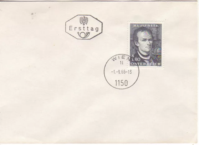 FDC Ö-1966 - Mi 1216 , 200. Todestag von Peter Anich , ST 1150 Wien