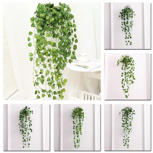 Artificial vine Eye catching Silk flower 90cm Fake For wedding Greenery Leaves