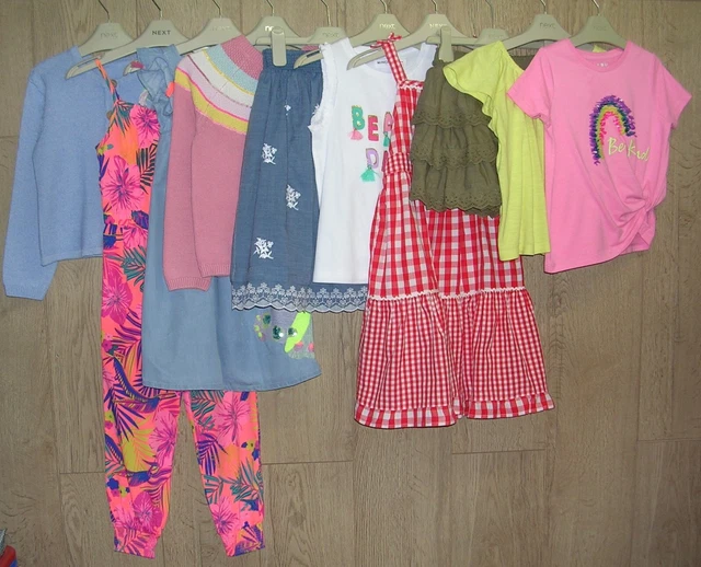 NEXT ZARA M&S etc Girls Summer Bundle Dress Skirt Tops Cardigan Age 5-6 116cm