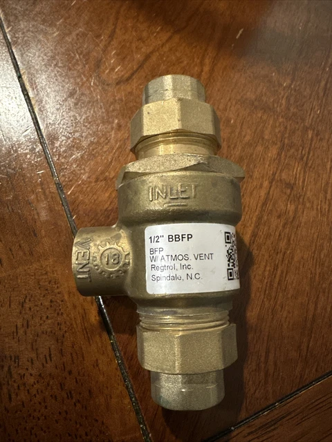 Watts BBFP 1/2 inch IPS Backflow Preventer - ‎0063190