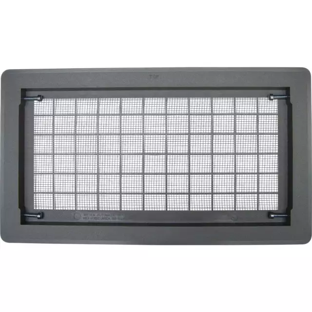AirVent 8 In. x 16 In. Gray Automatic Foundation Ventilator RAGR AirVent RAGR 8