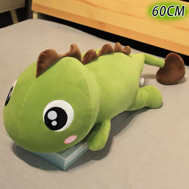 60/85cm Cute Dinosaur Plush Toy Cartoon Stuffed Doll Cushion Sleeping Pillow