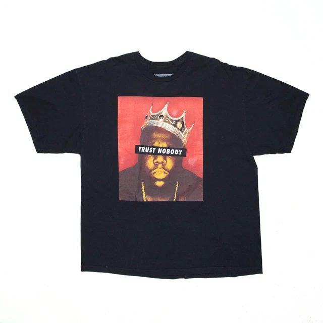 T-shirt THE NOTORIOUS B I G da uomo Trust Nobody nera maniche corte XL