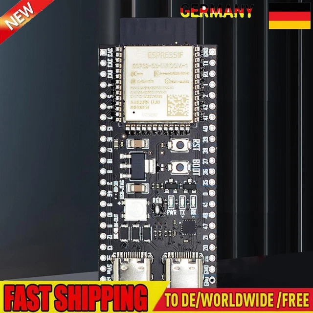 Qussedser Carte De Développement OLED ESP32-C3 Antenne En Céramique Mini Carte De Développement WiFi Bluetooth Écran De 0,42 Pouces Sans Câble