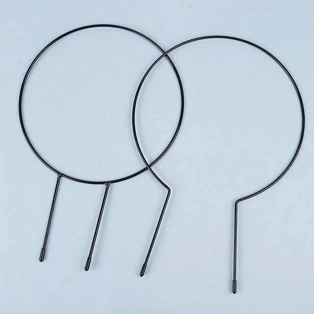 1PC Garden plant support climbing iron support wire metal garland heart sh#w#