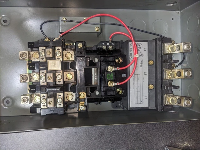 509-DOD Series 3 Allen Bradley 3ph Contactor 230-240VAC Coil W67 Clean Enclosed