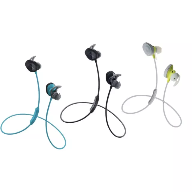 Bose SoundSport Wireless In Ear Bluetooth Headphones Citron Black Earphones