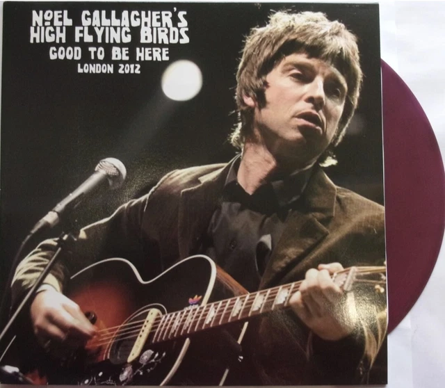 Noel Gallagher's high flying birds vinyle lp rare couleur live London 2012 oasis