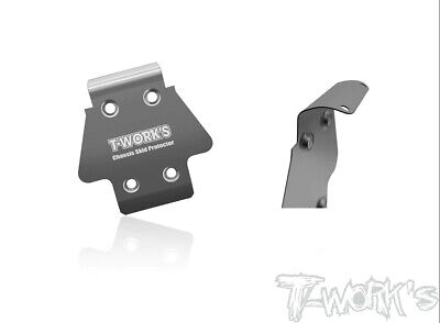 Associated T-Works Skid Plate Anteriore in Acciaio per Associated RC8B3.1 TO-235-RC8 1 