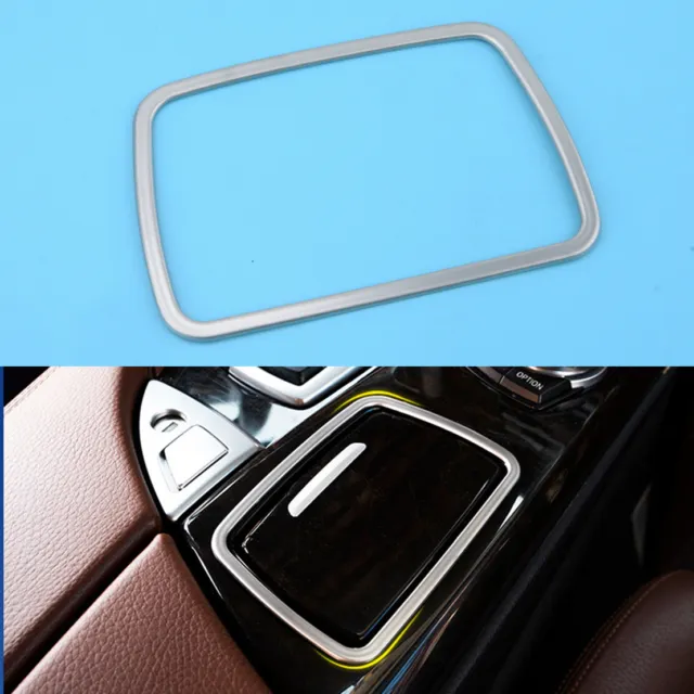 Car Interior Console Ashtray Frame Cover Decor Fit For BMW 5 F10 2011-2017 zy